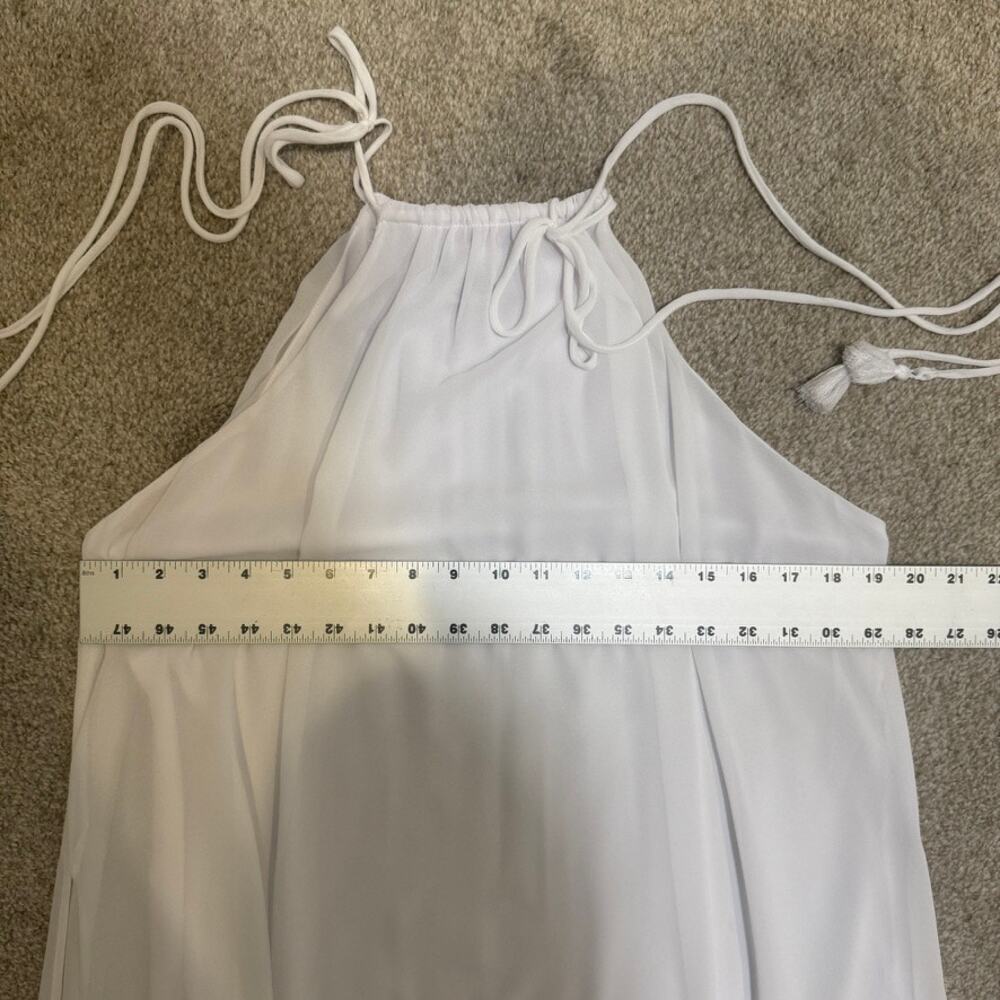 Show me Your Mumu medium adjustable halter tie sheer dress SW 3123 - Picture 4 of 11